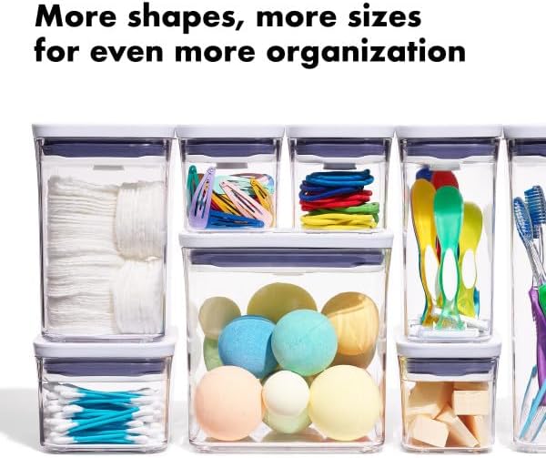 OXO Good Grips POP Container - Rectangle Tall 3.7 Qt, transparent (Pack of 8)