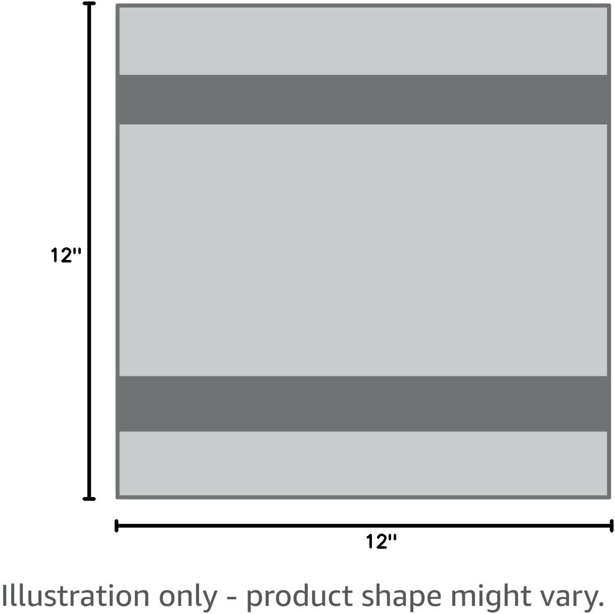 KitchenAid Albany Dishcloth 8 Pack Set, Charcoal Grey/White, 12"x12"