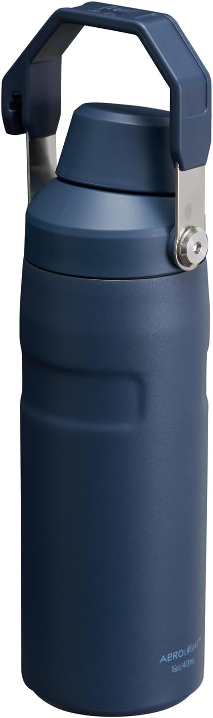 Stanley IceFlow Fast Flow Water Bottle | Angled Spout Lid | Lightweight & Leakproof for Travel & Sports | Insulated Stainless Steel | BPA-Free