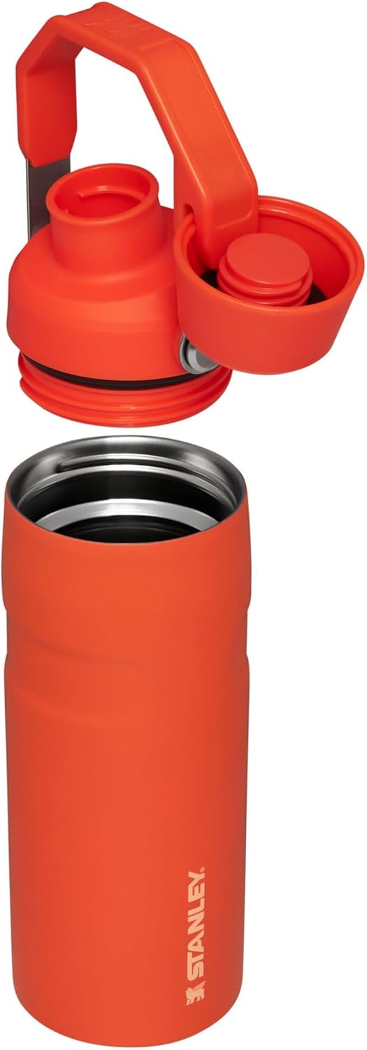 Stanley IceFlow Fast Flow Water Bottle | Angled Spout Lid | Lightweight & Leakproof for Travel & Sports | Insulated Stainless Steel | BPA-Free