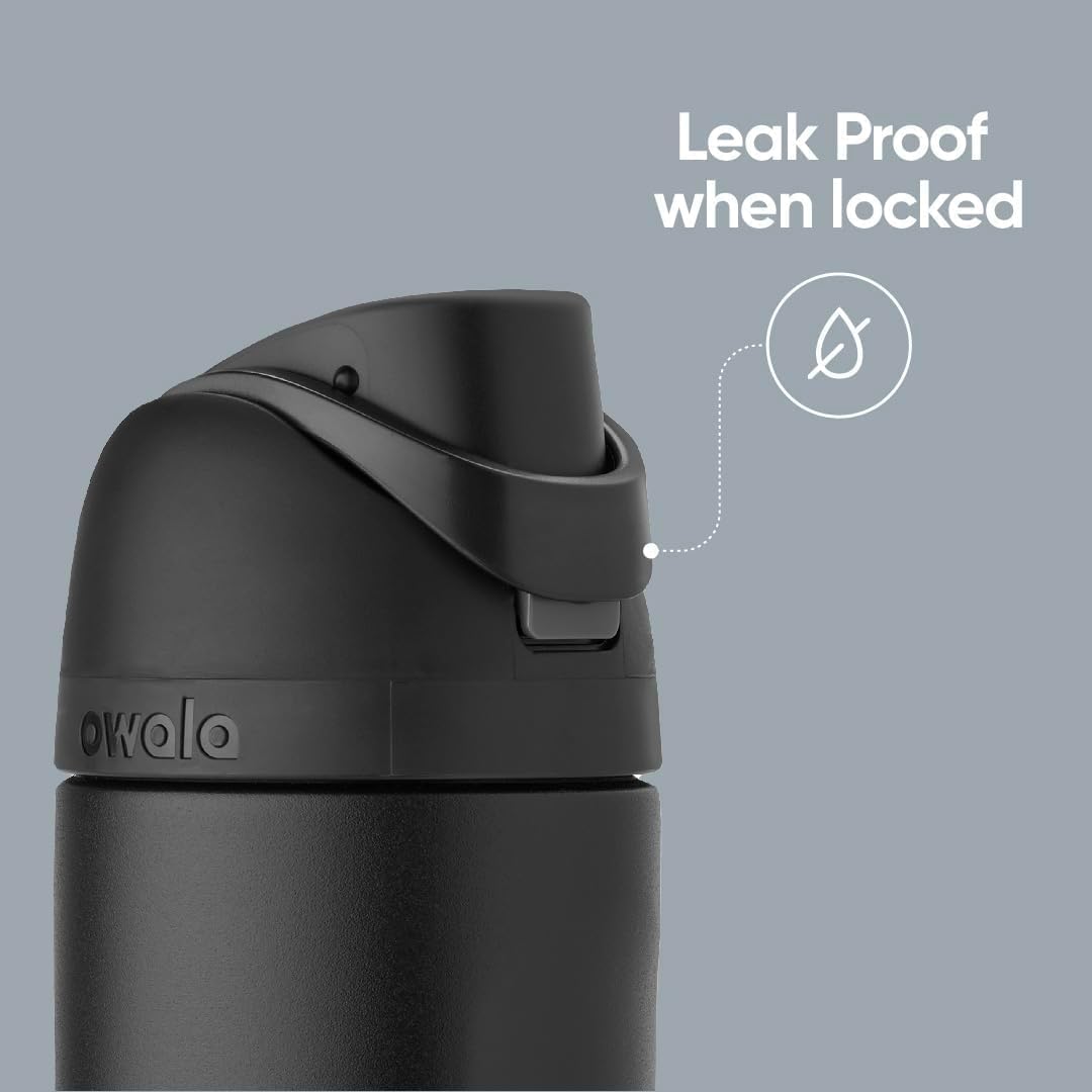 Owala FreeSip Insulated Stainless Steel Water Bottle with Straw for Sports, Travel, and School BPA-Free Sports Water Bottle, 40 oz, Citrus Crush