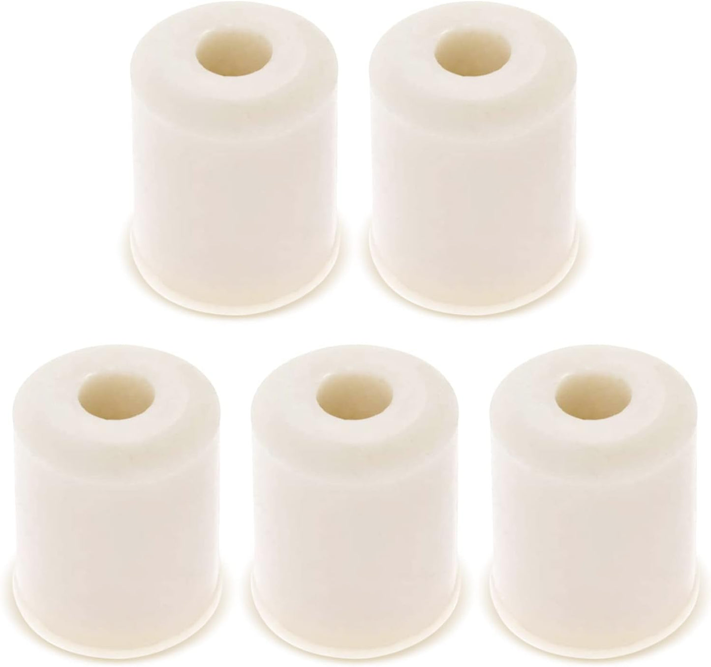 IMPRESA Rubber Feet for Mixer 5-Pack Replacement - Compatible with KitchenAid Stand Mixers 4161530, 9709707, K45SS & K5SS - White Rubber