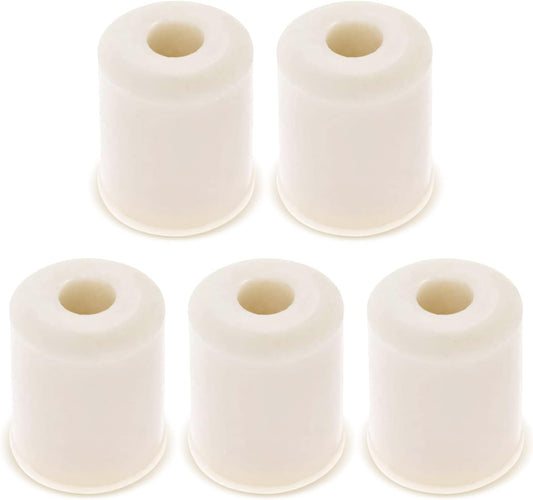 IMPRESA Rubber Feet for Mixer 5-Pack Replacement - Compatible with KitchenAid Stand Mixers 4161530, 9709707, K45SS & K5SS - White Rubber