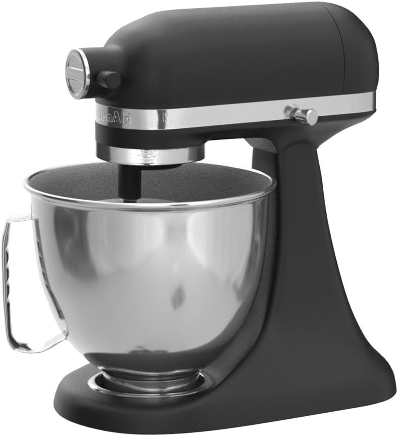 KitchenAid Artisan Mini 3.5 Quart Tilt-Head Stand Mixer - KSM3316X - Black Matte