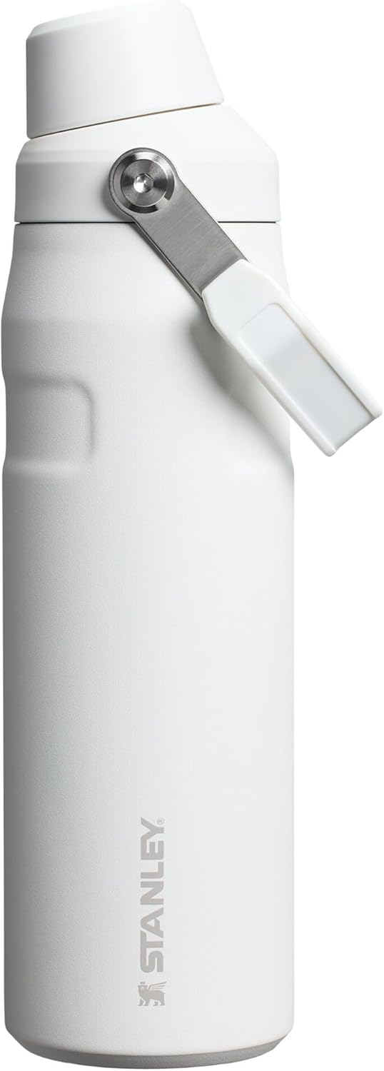 Stanley IceFlow Fast Flow Water Bottle | Angled Spout Lid | Lightweight & Leakproof for Travel & Sports | Insulated Stainless Steel | BPA-Free
