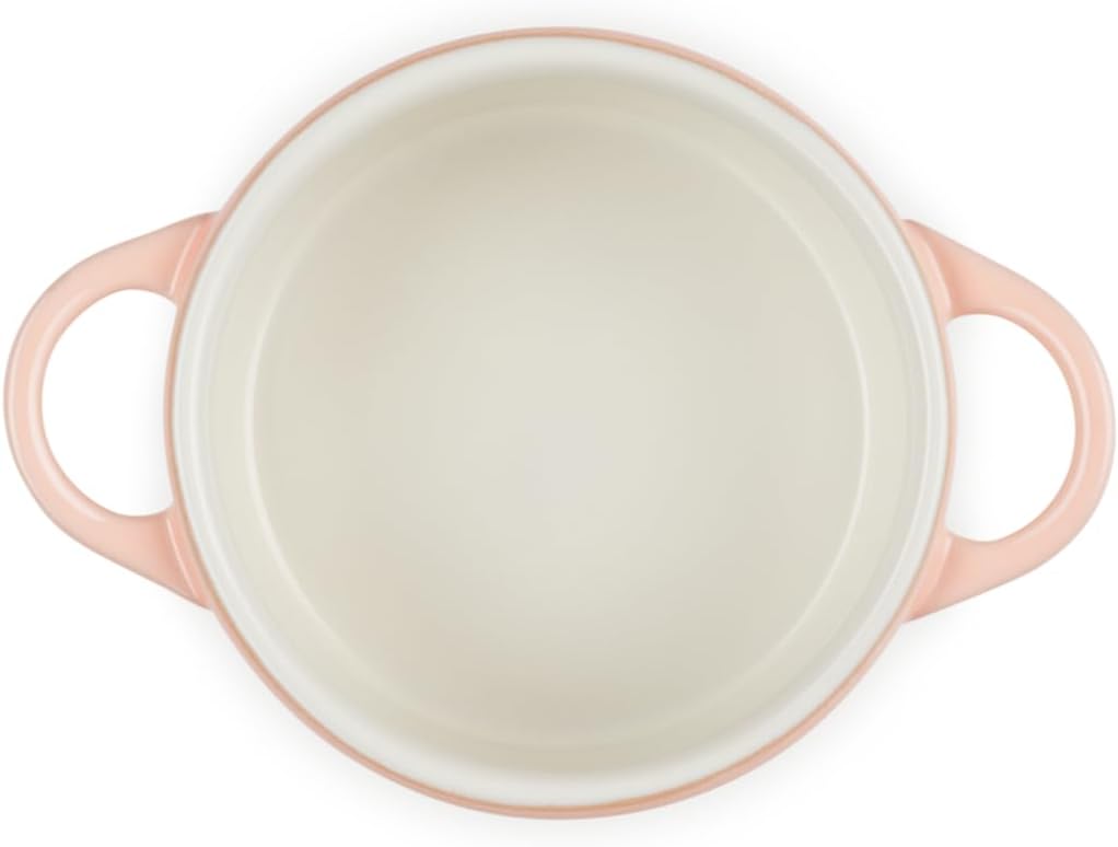 Le Creuset Stoneware Mini Round Cocotte, 8oz., Peche