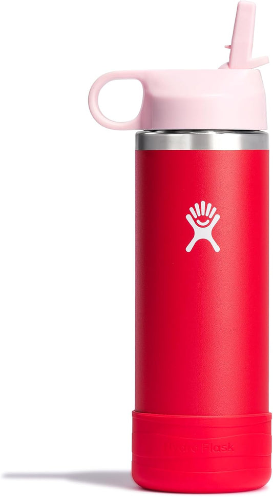 Hydro Flask 18 Oz Kids Wide Mouth Straw Cap And Boot Goji