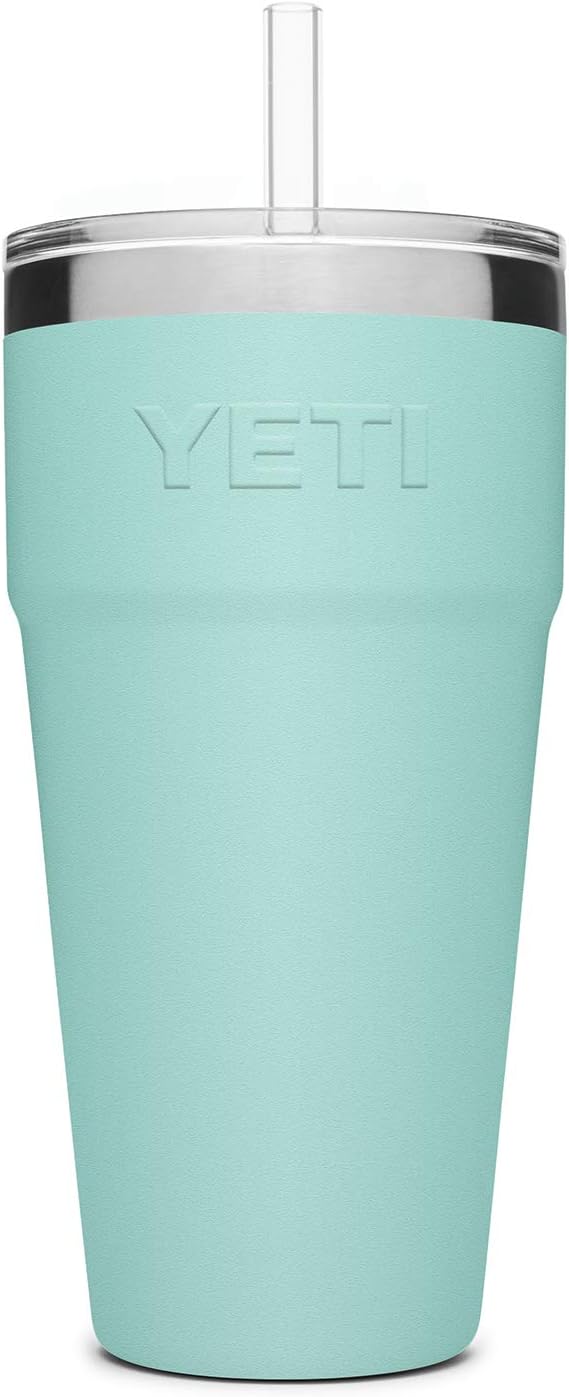 YETI Rambler 26 oz Straw Cup, Vacuum Insulated, Stainless Steel with Straw Lid