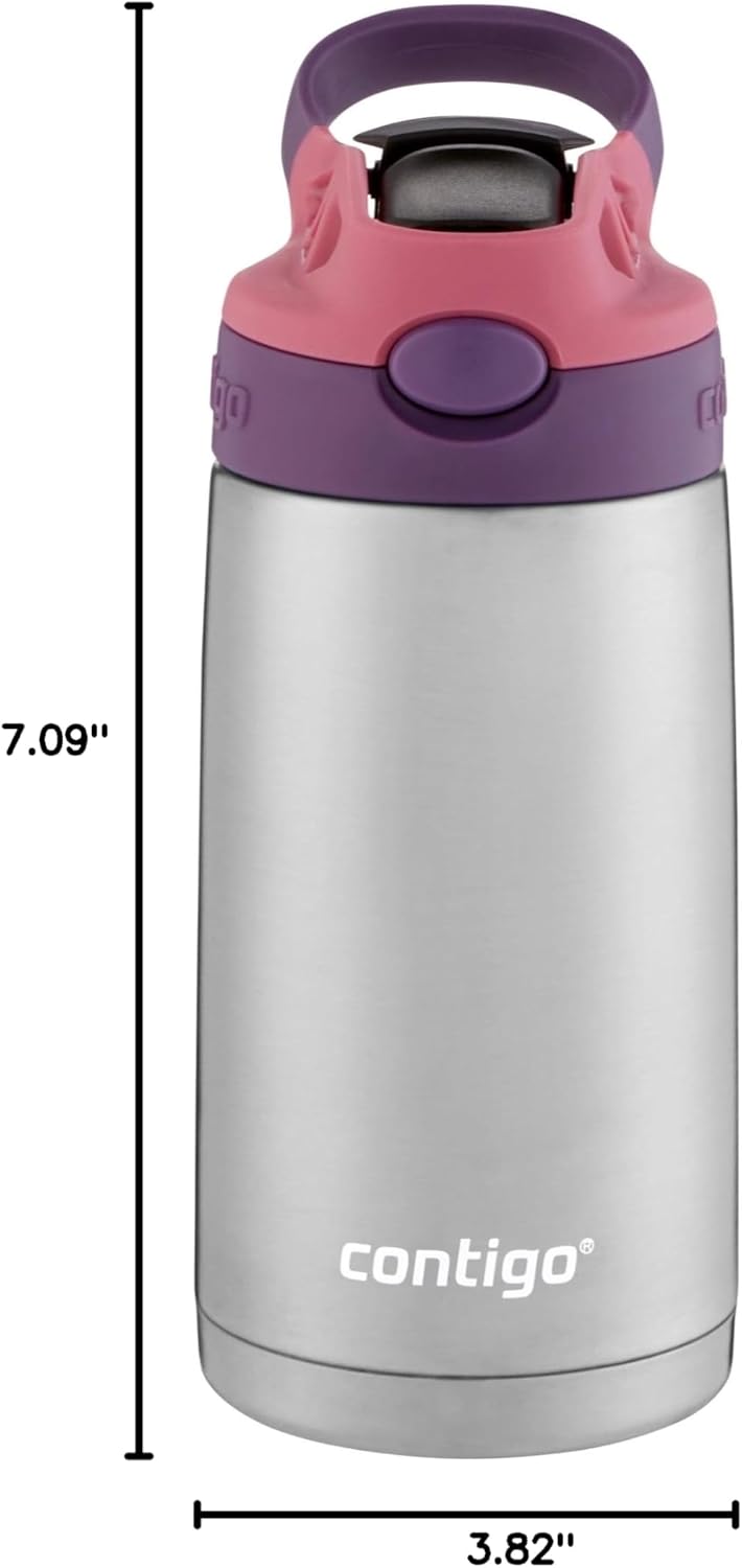 Contigo AUTOSPOUT Camping Hydration Thermal Bottle 1 Count (Pack of 1) Eggplant & Punch