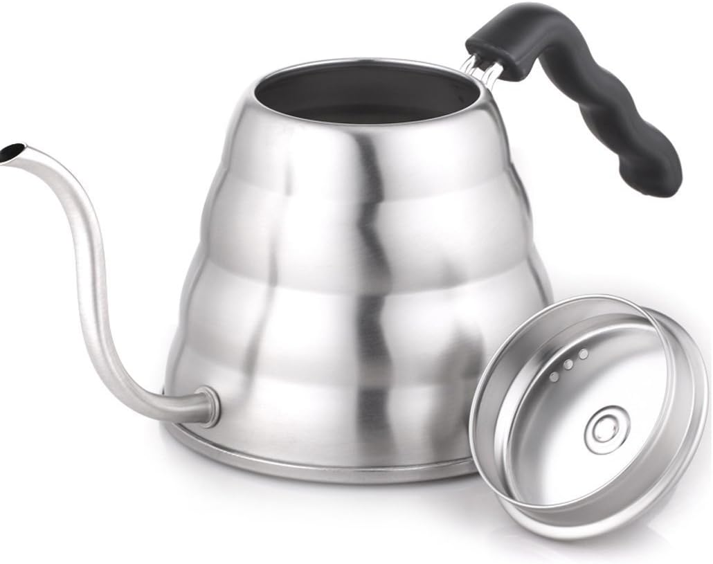 Hario V60 "Buono" Gooseneck Drip Kettle, 1200ml, Silver