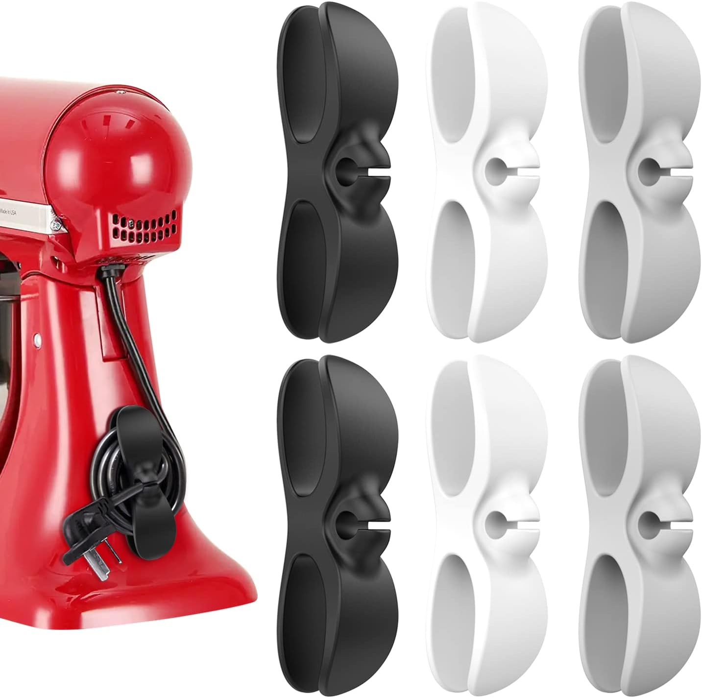 Cord Organizer for Appliances, Upgraded Kitchen Cord Organizer, Cord Keeper Cord Wrapper Cord Holder Cord Winder for Appliances Air Fryer, Coffee Maker, Blender, Pressure Cooker, Toaster