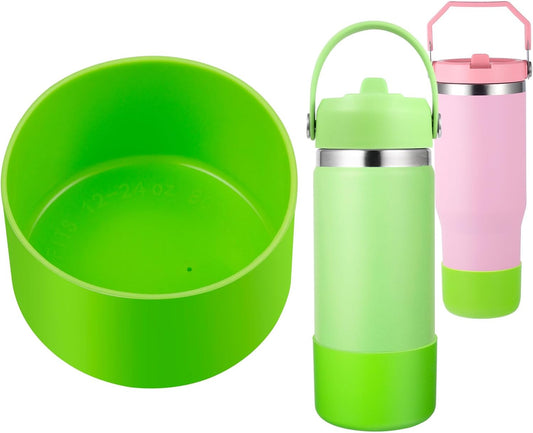 Silicone Boot for Hydro Flask 12-40 OZ Water Bottle, Boot for Stanley Cup 40 30 OZ, Bottom Boots for Hydroflask Sports Water Bottles, Silicone Bottom Cover Sleeve