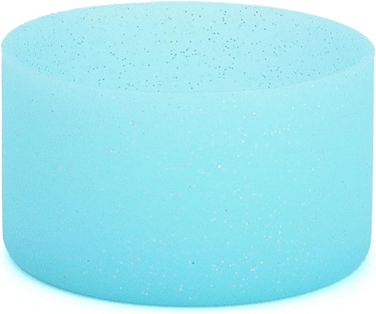 QIANHAI Silicone Boots for Stanley Adventure Quencher Tumbler 40oz & IceFlow 20 30oz Car Water Bottle Accessories - Fits Hydro Flask YETI Rambler Simple Modern (MixS-1AtomBlue)