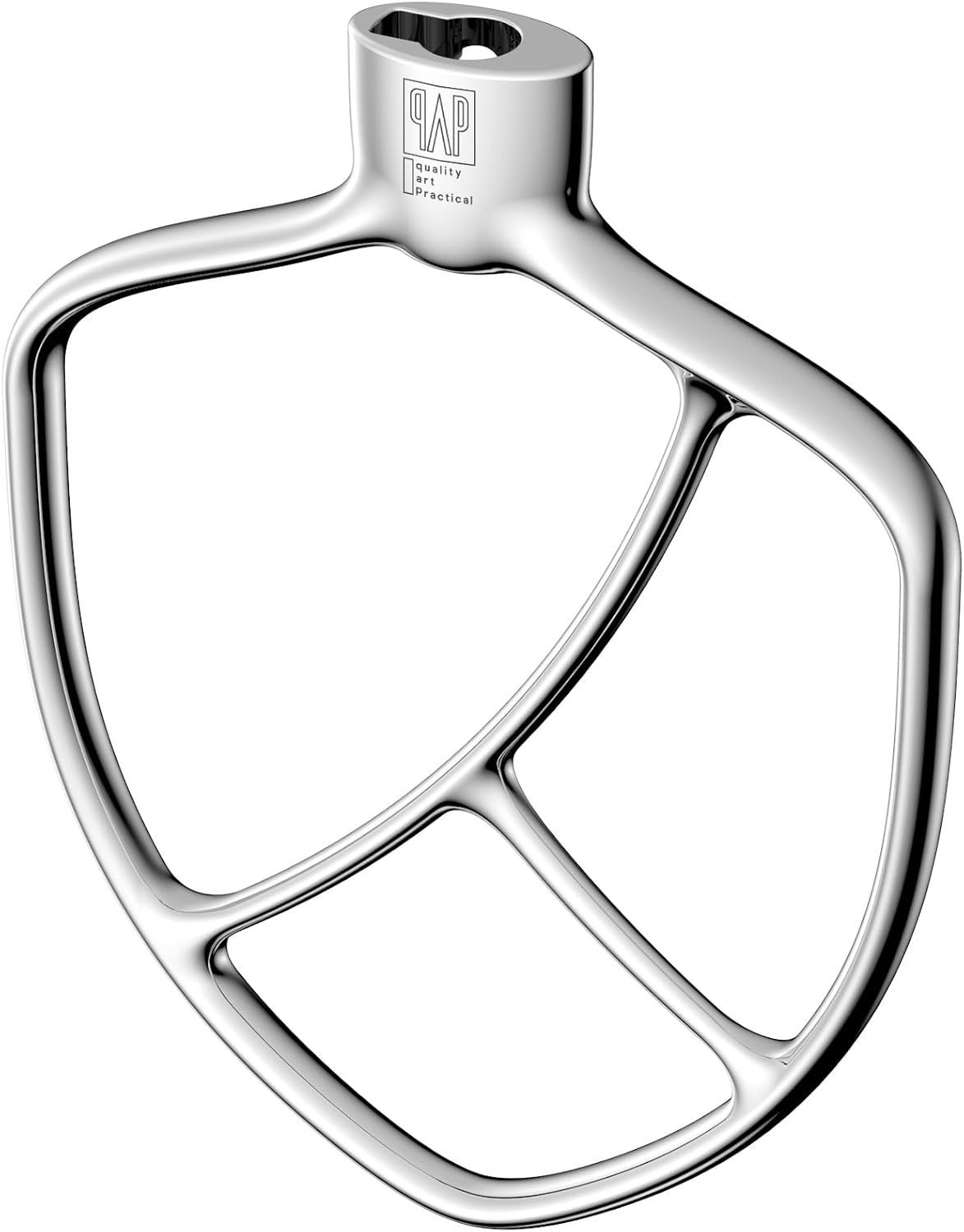 Stainless Steel Flat Beater - Compatible with KitchenAid 4.5-5qt Bowl-Lift Mixer, Fits Heavy Duty, Professiona HD, Pro 450, Pro 500, Limited Edition, ProLine Series, K5A, K4SS, K5SS, KSM5, KSM50