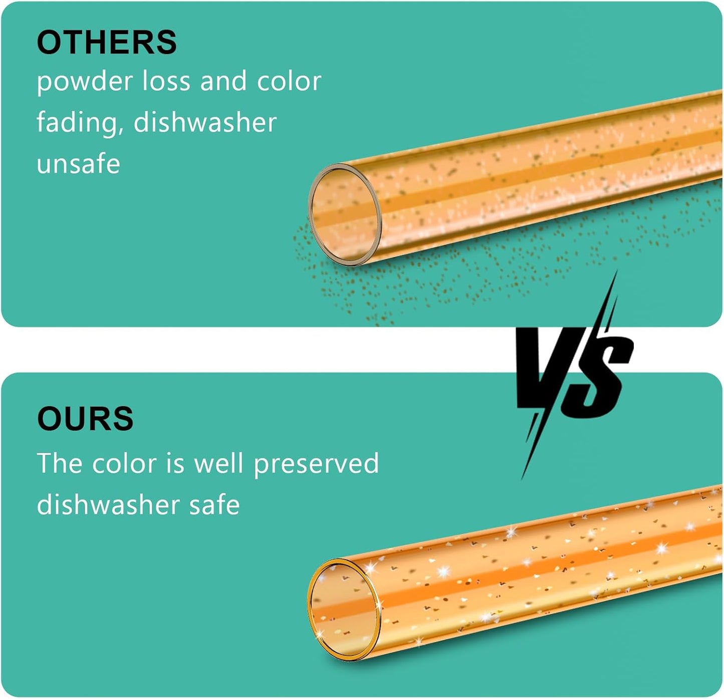 6 PCS Replacement Straws for Stanley|Simple Modern|Owala 40 oz 30 oz 20 oz 14 ozTumbler, Reusable Color Drinking Straws with Cleaning Brush for Stanley Cup Accessorie，BPA Free, Dishwasher Safe