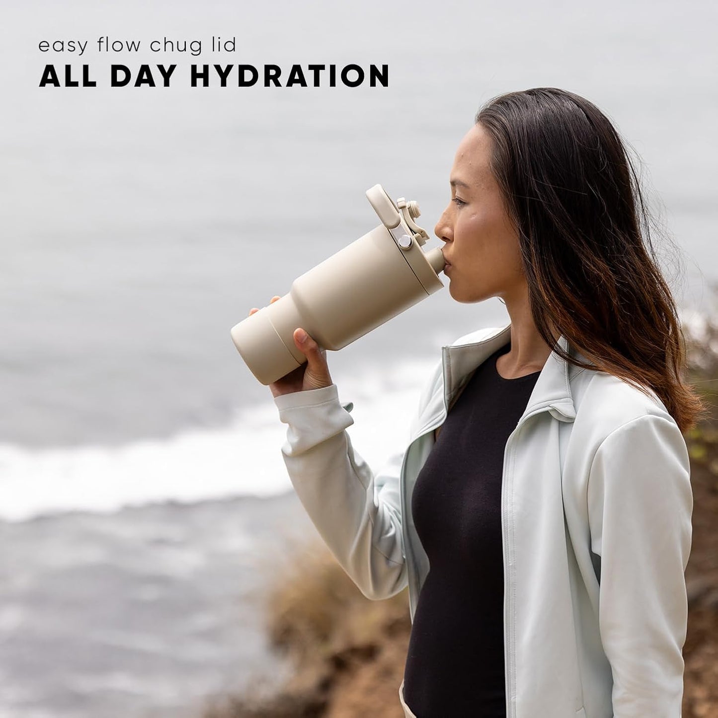 Simple Modern Trek Pivot | 30oz Flip Straw Tumbler with Handle | Water Bottle & Boot | Interchangeable Straw & Chug Lids | Insulated Stainless Steel Jug | Gym Sports Outdoors | Buttercup