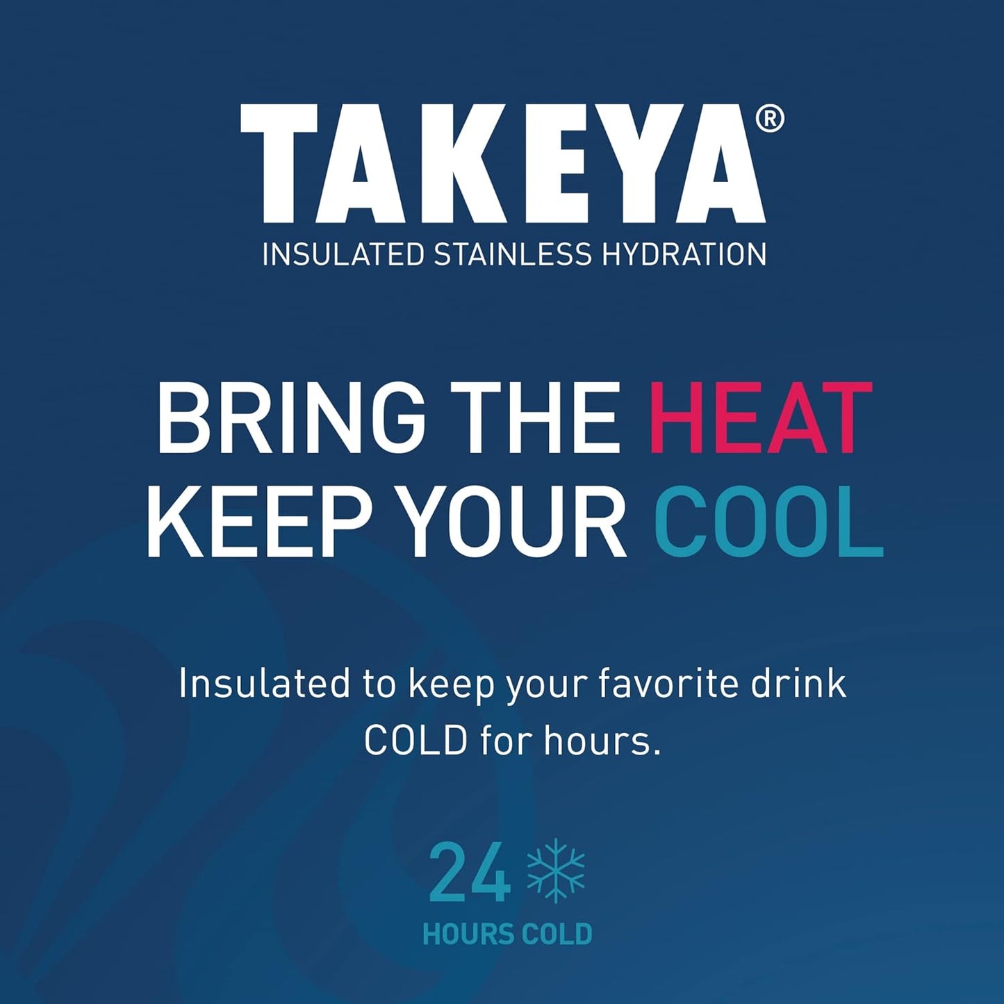 Takeya Actives 32 oz Water Bottle with Straw Lid - Double Wall Stainless Steel Insulation - Dishwasher Safe & BPA-Free - Removable Bumper - Lavender Field