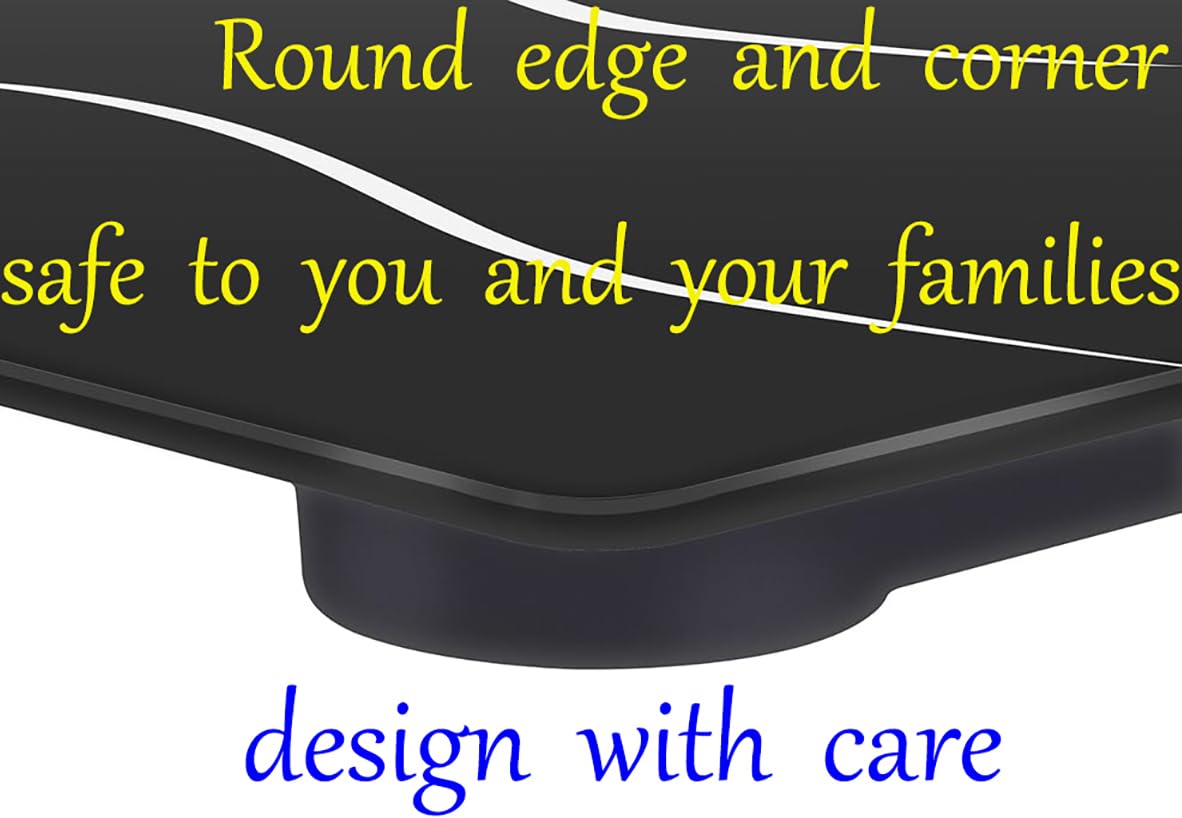 Scale for Body Weight, Digital Bathroom Scale, Weight Scales for People,Body Scale,Black,Max:400LB/180KG,2 Weighing Units: LB/KG