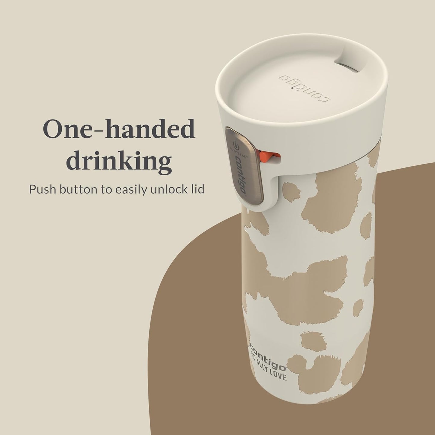 Contigo Travel Mug, Stainless Steel, Vacuum-Insulated | Autoseal Lid | Hot 11 Hours, Cold 24 Hours | 16 oz | Pack of 4