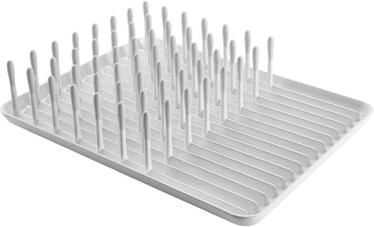 OXO Good Grips Compact Dish Rack, Biscuit, 13-3/4" x 10-3/8" x 3-1/2" h for Storage