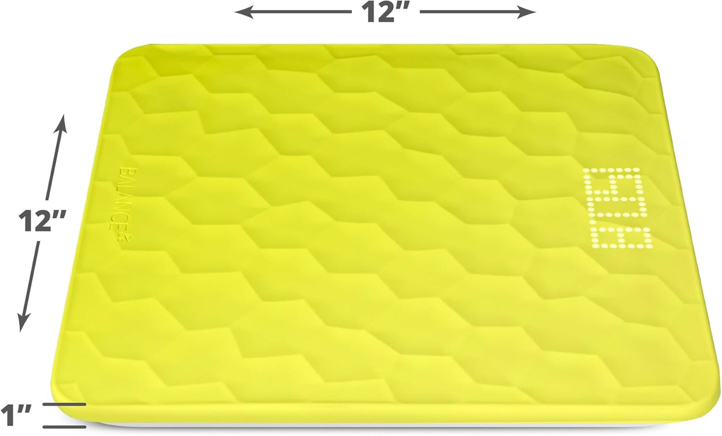 Greater Goods Colorful Designer Bathroom Scale: Non-Slip Silicone Cover, Hidden LED Display, Spot-On Precision, 400 lb Capacity