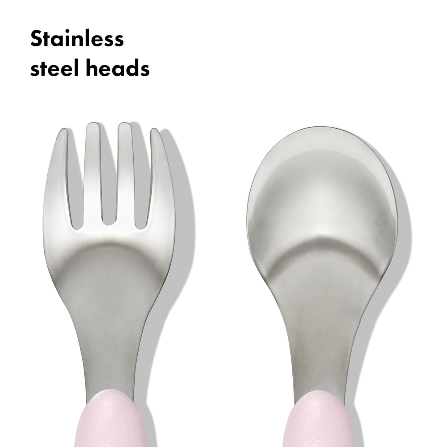OXO Tot Fork and Spoon Set - Blossom