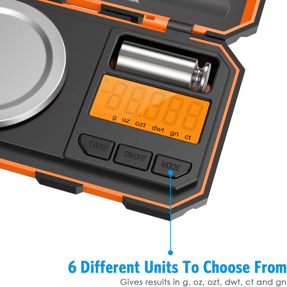 (New Version) AMIR Professional Digital Scale, 20g Pocket Scale with 0.001g Accuracy, Electronic Smart Scale with 20g Calibration Weight (Battery/Tweezers Included)