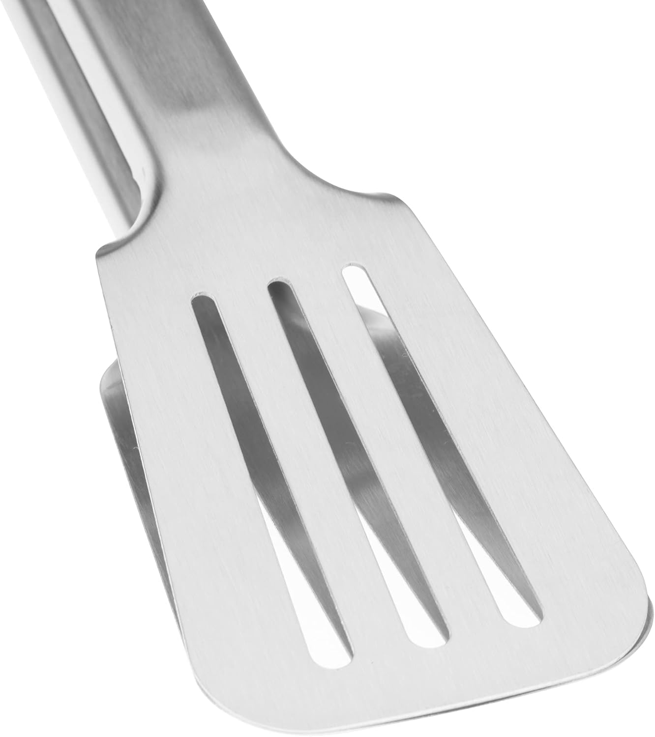 Premium 304 Stainless Steel Barbecue Turners, Heavy Duty Non-Stick BBQ Cooking Kitchen Tongs, 9" and 12" Red