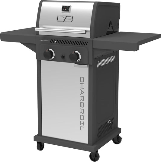 Charbroil Performance Series 2-Burner Gas Grill Cabinet, Stainless Steel - 463638125