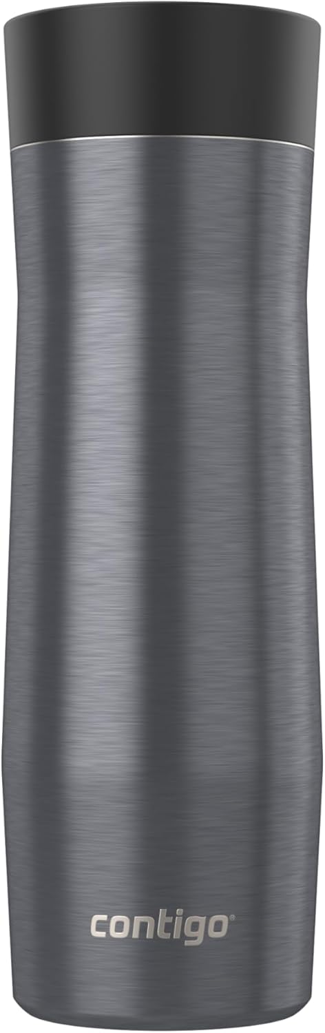 Contigo Travel Mug, Vacuum-Insulated Stainless Steel | AUTOSEAL Technology | Easy-Clean Lid | 20 oz | 2-Pack, Pack of 4