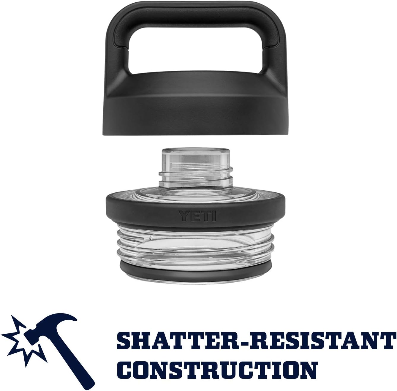 YETI Rambler 46 oz Bottle, Leakproof, Vacuum Insulated, Stainless Steel with Chug Cap, Prickly Pear