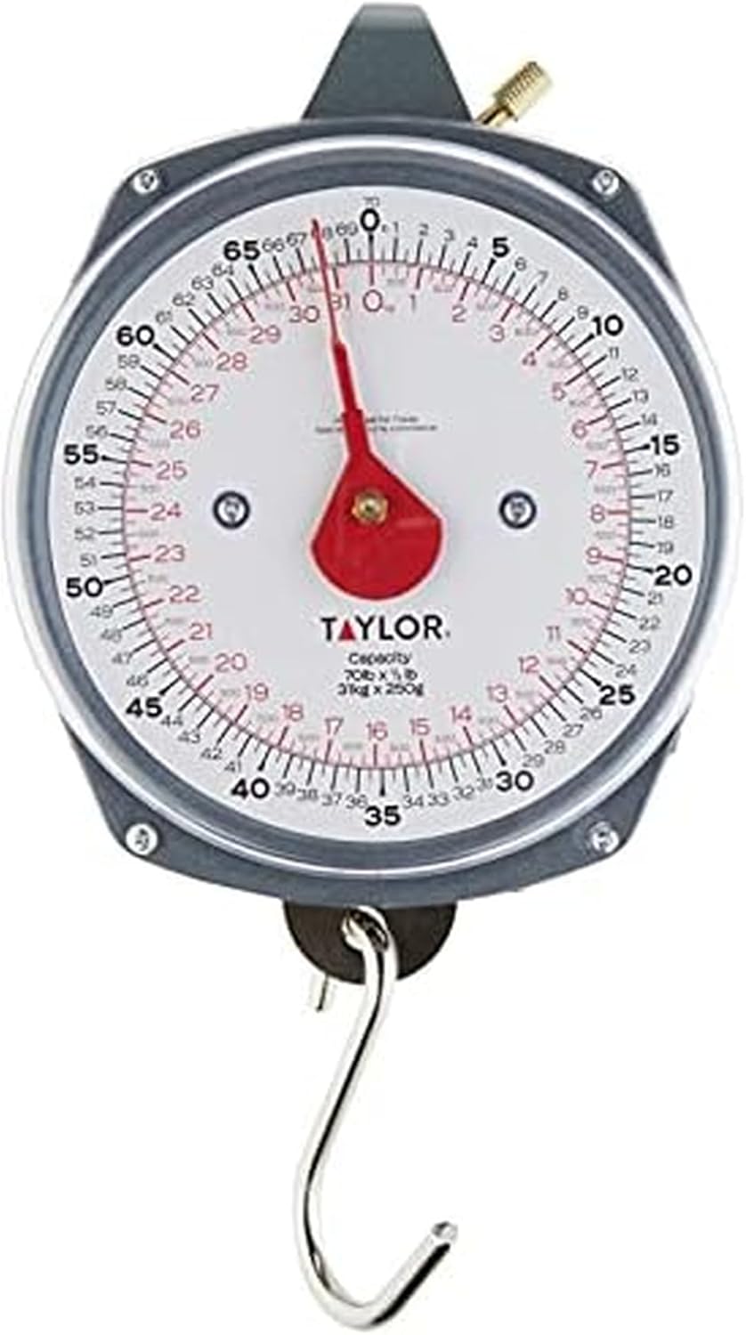 Taylor Dial Style 70-Pound Industrial Hanging Scale