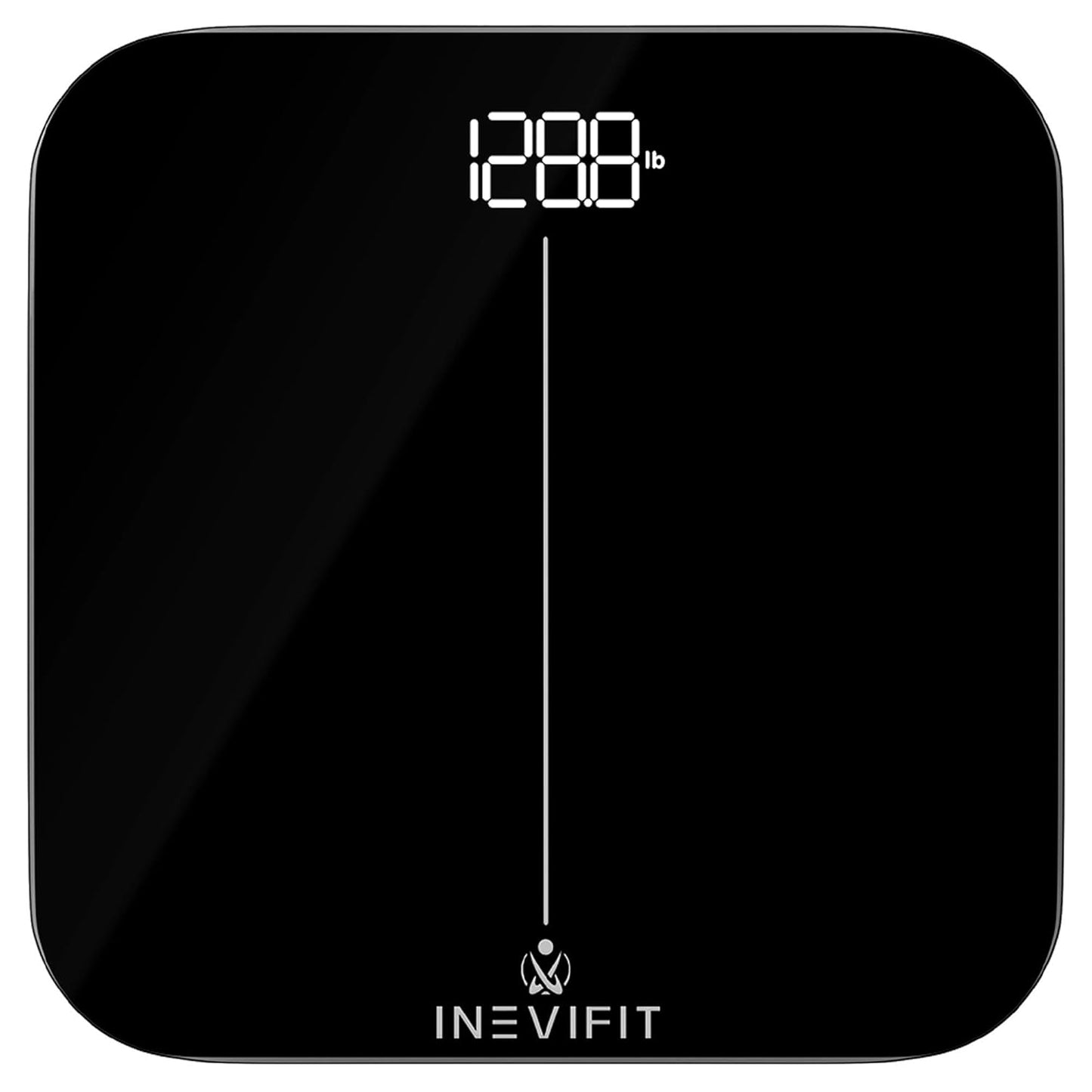 INEVIFIT Premium Bathroom Scale, Highly Accurate Digital Bathroom Body Scale, Precisely Measures Weight up to 400 lbs
