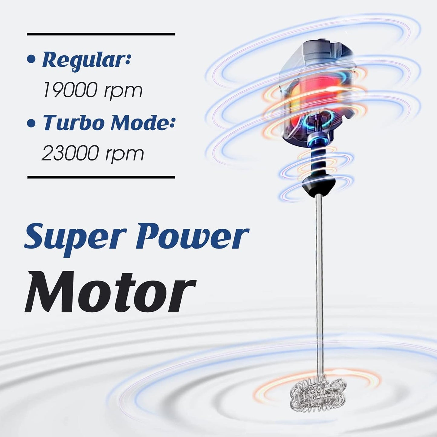 MF05 Rechargeable Milk Frother USB Charging Handheld Foam Maker with Stainless Balloon Whisk for Cappuccino, Latte, Bulletproof Coffee, Keto Diet, Protein Powder, Matcha (Red)