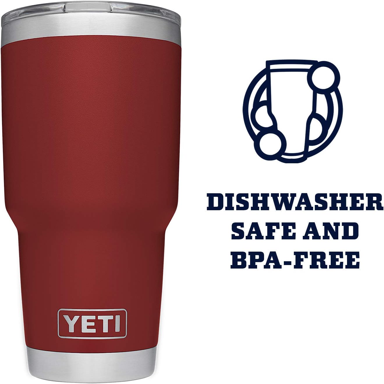 YETI Rambler 30 oz Stainless Steel Vacuum Insulated Tumbler w/MagSlider Lid