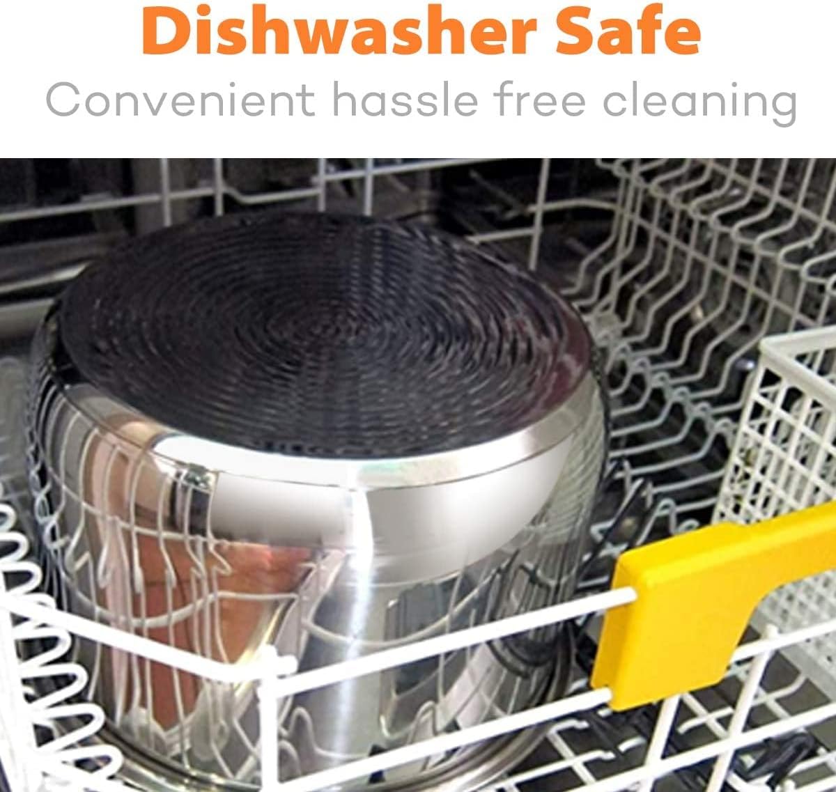 Goldlion Stainless Steel Inner Pot Compatible with Ninja Foodi 8 Quart Accessories Replacement Insert Liner