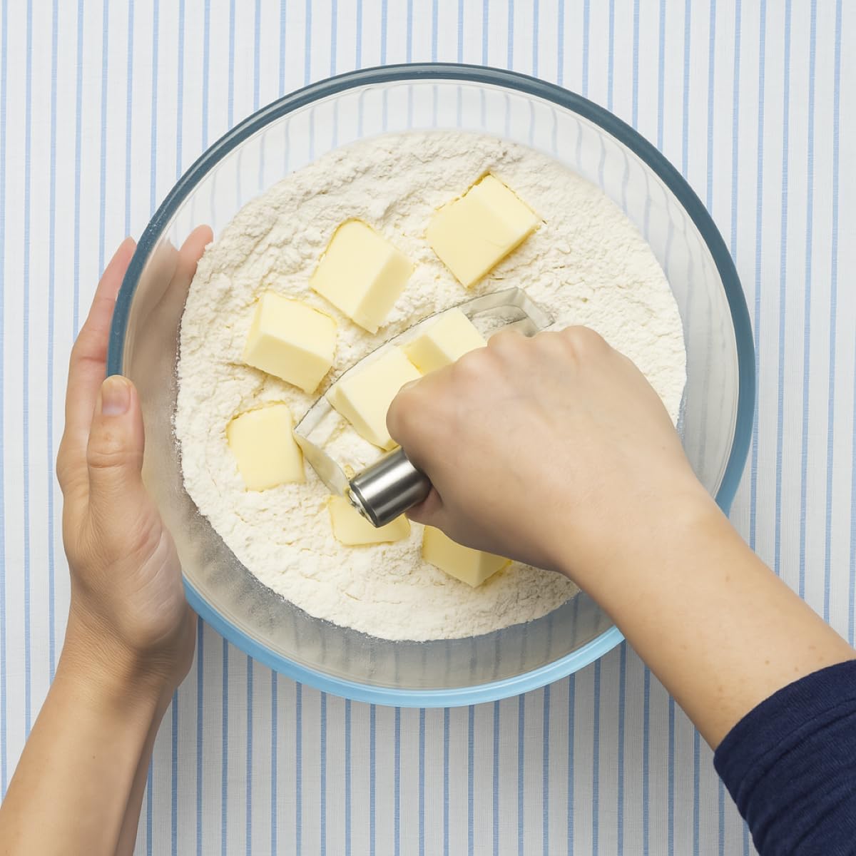 Mrs. Anderson’s Baking Pastry Dough Blender, Stainless Steel, 5-Blade Design