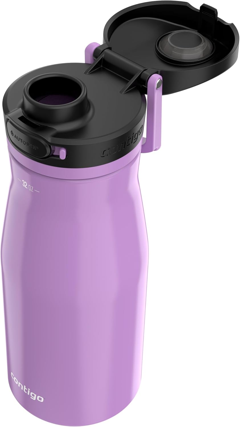 Contigo Jackson Water Bottle, 32 oz, Pansy