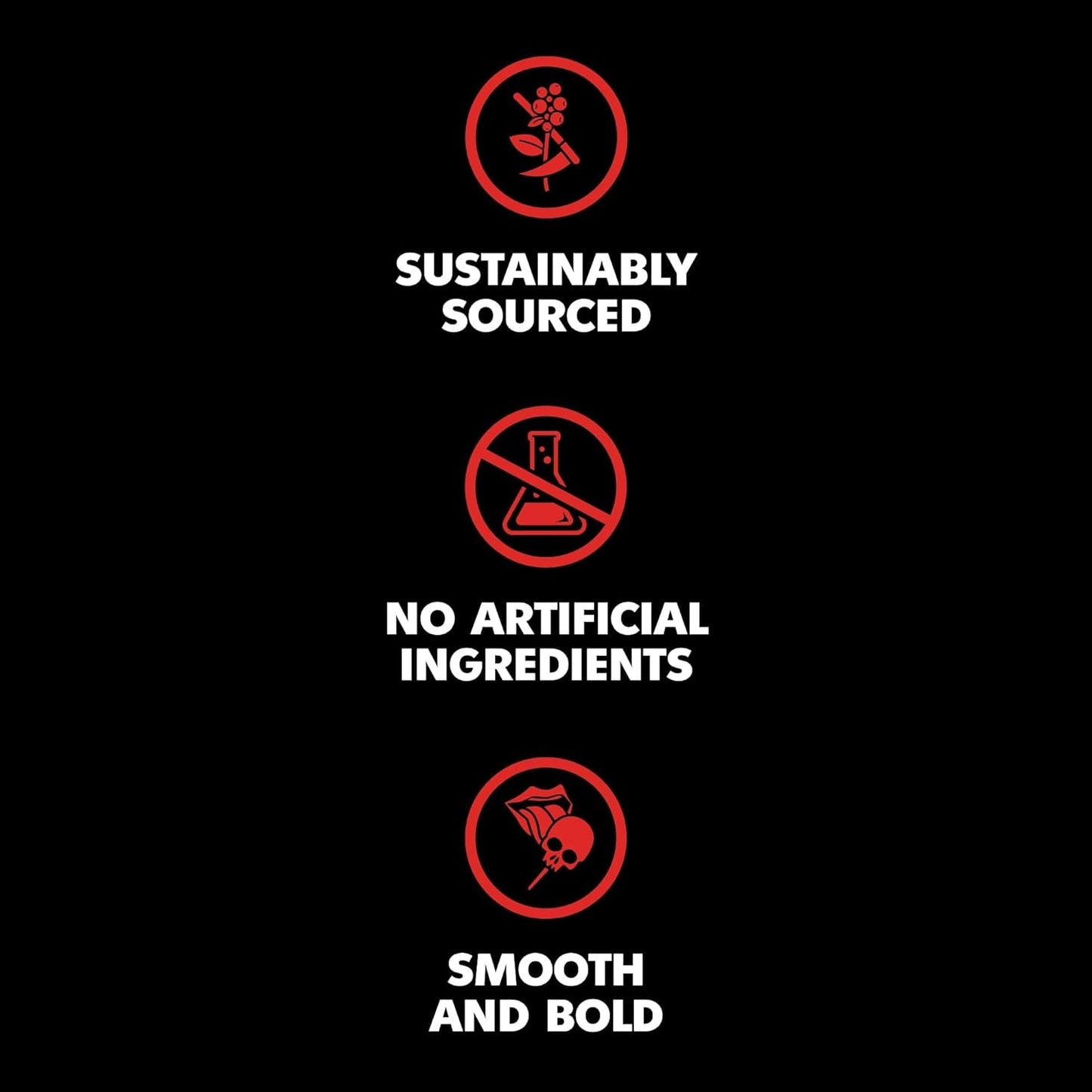 Death Wish Coffee, Medium Roast Whole Bean (10 oz, 6 pack)