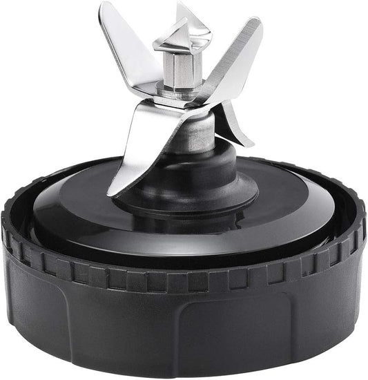 Blender Blade Fit for Ninja, Replacement Parts 6 Fin Male Blade with Rubber Gasket, Blender Accessories Compatible with Nutri Ninja Auto IQ BL620C BL660 BL740 BL780 QB3000, Only Fit 16oz Cups