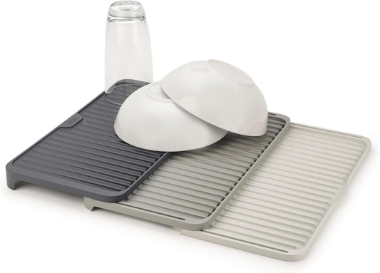 Joseph Joseph Tier Expandable Draining Board, Dish Rack Drainer, Plastic, Grey