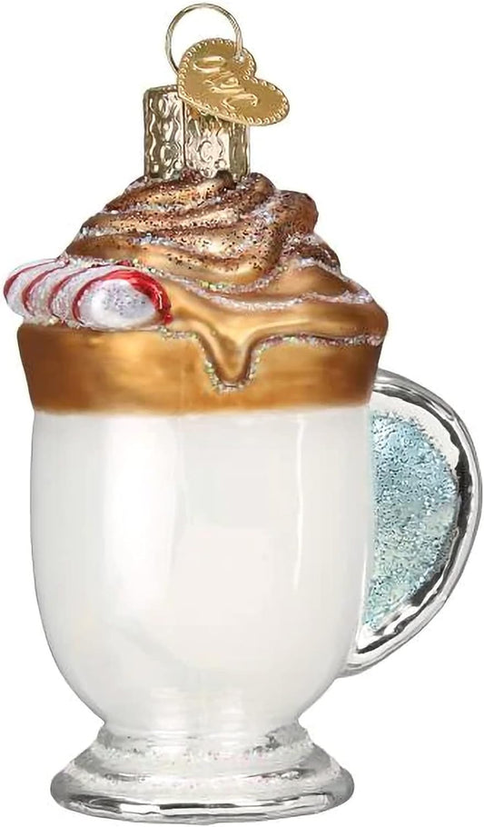 Old World Christmas Ornaments Whipped Coffee Glass Blown Ornaments for Christmas Tree