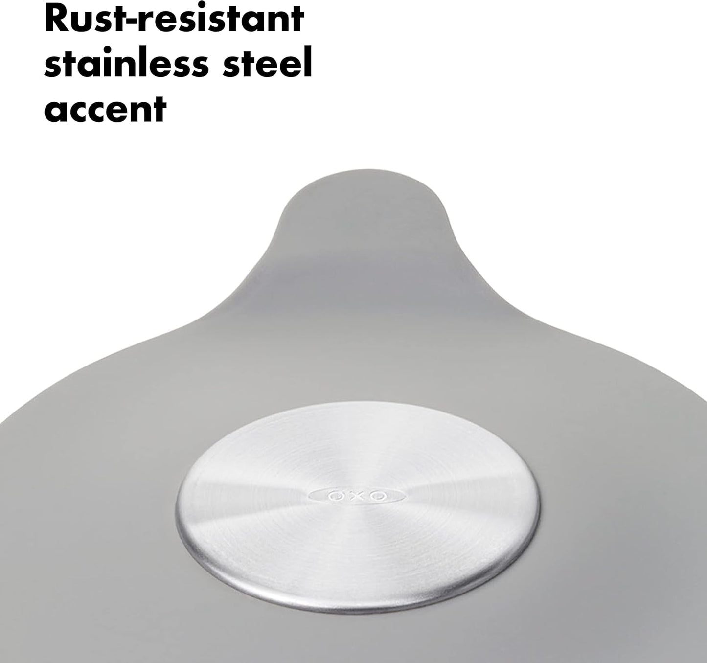 OXO Good Grips Silicone/Stainless Steel Tub Stopper, Grey