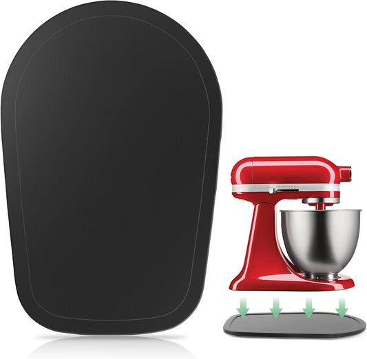 Mixer Slider Compatible with Kitchen aid Mini 3.5 Qt Tilt-Head Stand Mixe - Kitchen Countertop Storage Mover Sliding Caddy for Kitchen Aid Artisan Mixer (3.5 QT - Black)