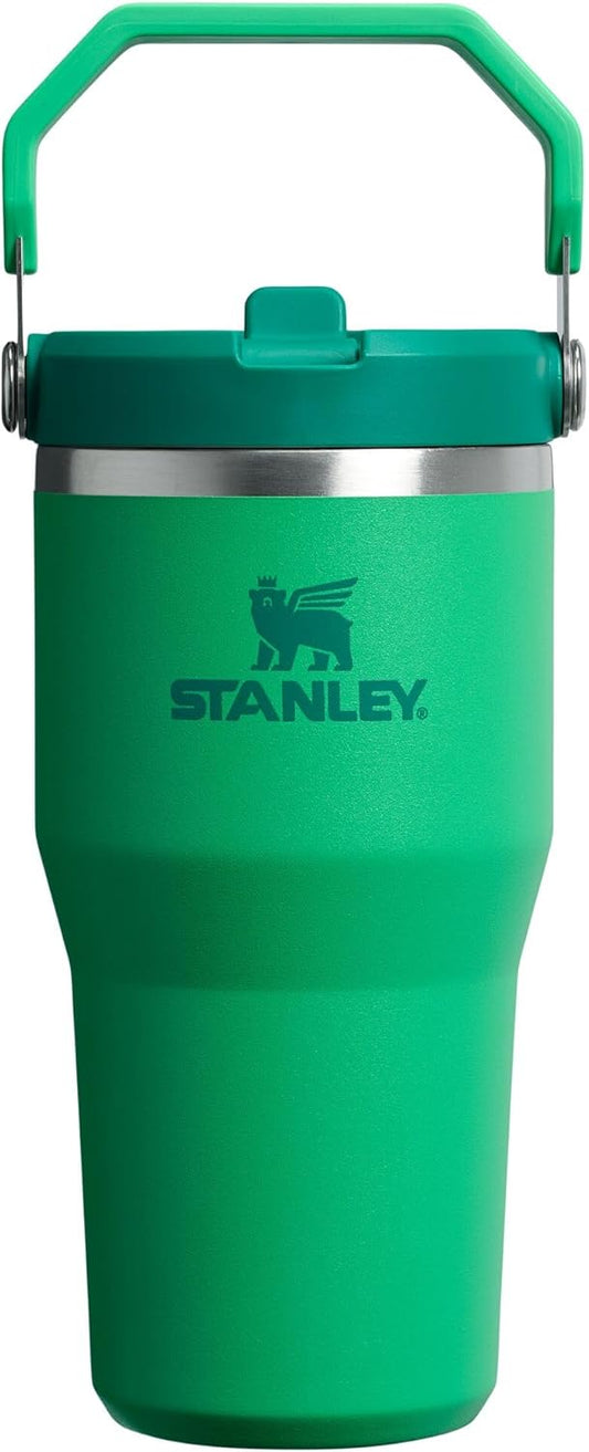 STANLEY IceFlow 2.0 Flip Straw Tumbler with Handle 20 oz | Twist On Lid and Flip Up Straw | Leak Resistant Water Bottle | Insulated Stainless Steel | BPA-Free | Meadow