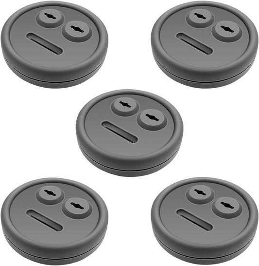 YAOAWE 5 Pack Meat Thermometer Probe Grommet for Grills, Compatible with Weber 85037 Smokey Mountain Cookers, and Other Grill DIY Probes Port, Replacement Accessories