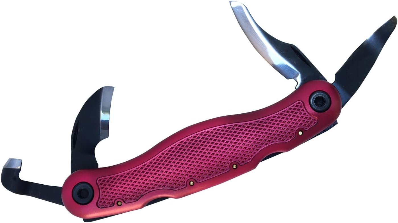 FLEXCUT Spoon Carvin Jack 2.0, Portable Pocket Knife for Wood Carving with 4 Blades, Made in the USA | JKN296