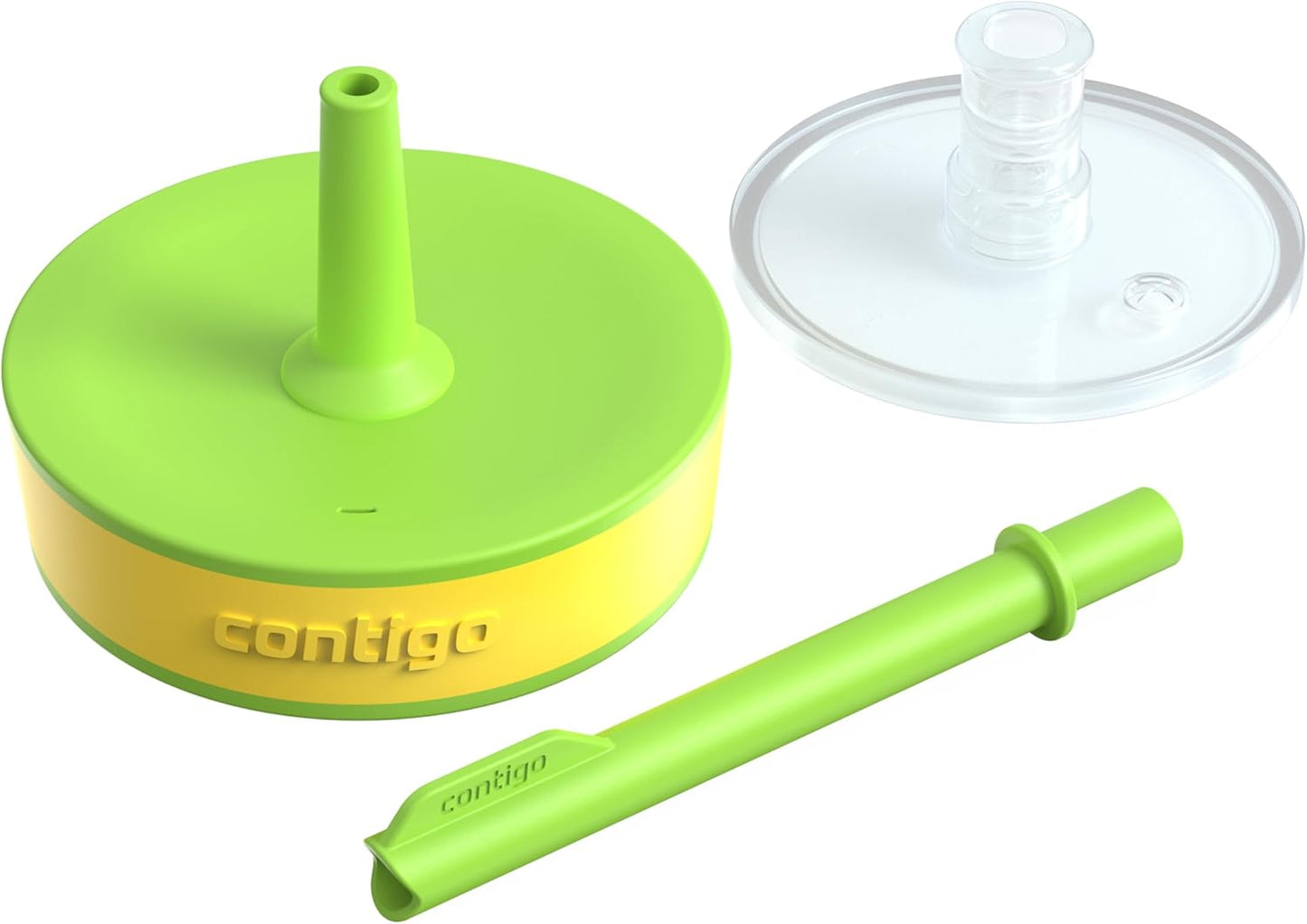 Contigo Leighton Tumbler with Straw, 14 oz, Cool Lime PAW Patrol (Color changing straw); Glacier PAW Patrol (Color changing body)