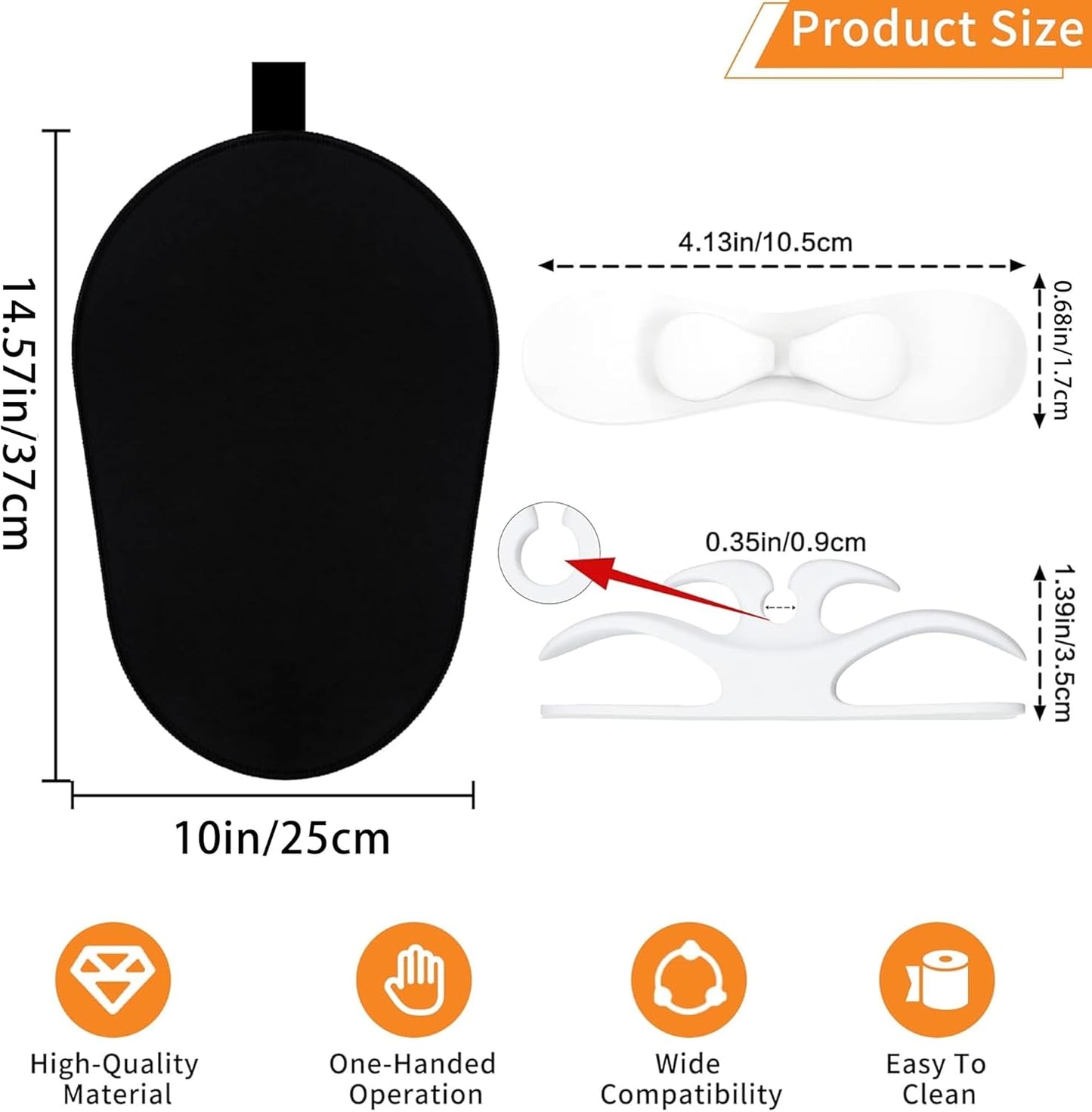 Sliding Mat for Kitchenaid Mixer, Mover Mat Pad for 5-8Qt Bowl Lift Stand Mixer, Kitchen Appliance Slider Compatible for Pro 600 Stand Mixer with White Kitchen Accessory, Kitchen Aid Mixer Accessories