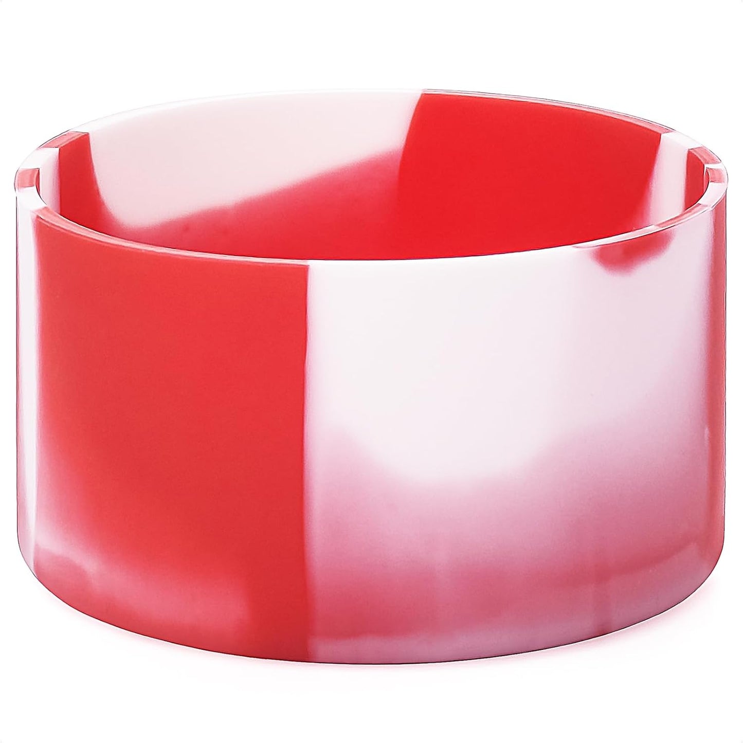 QIANHAI Silicone Boots for Sport Water Bottle Accessories - Fits Stanley Adventure Quencher Tumbler 40oz & IceFlow 20 30oz Hydro Flask YETI Rambler Simple Modern (MixS-1WhiteRed)